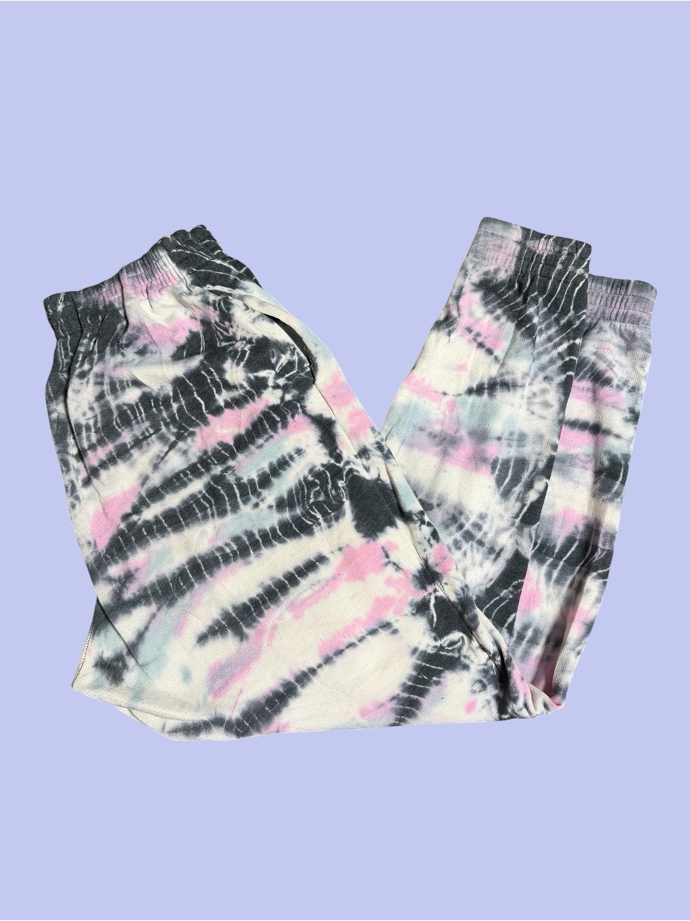 PINK Victoria's Secret Tie-Dye Joggers  in Pink and Black S